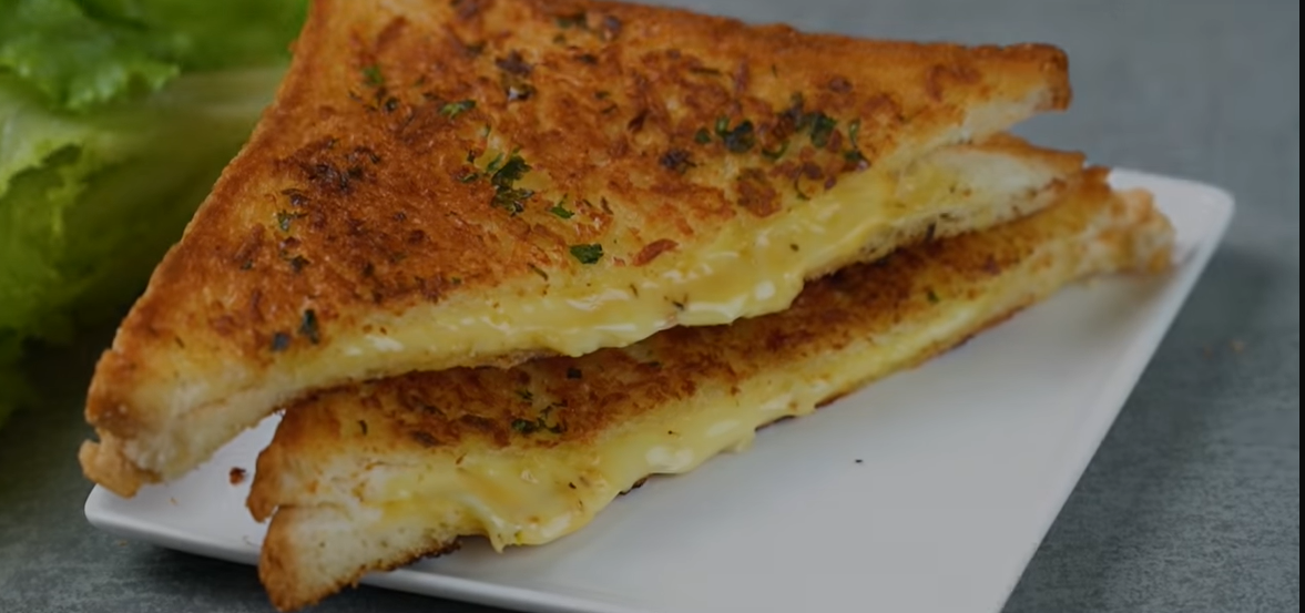 Cheese Garlic Sandwich Recipe In Hindi